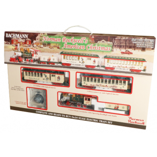 NORMAN ROCKWELL'S AMERICAN CHRISTMAS TRAIN SET